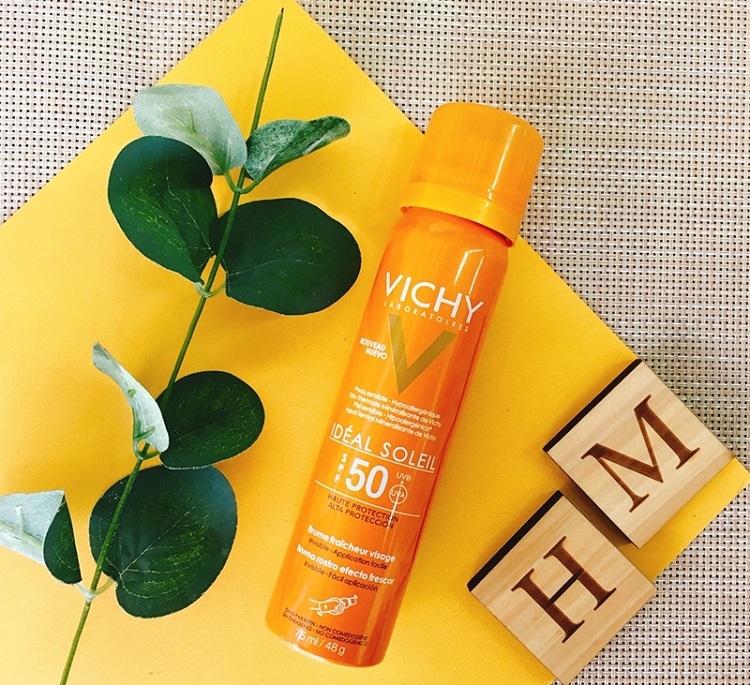 Xịt chống nắng Vichy ideal soleil face mist SPF50 PA+++