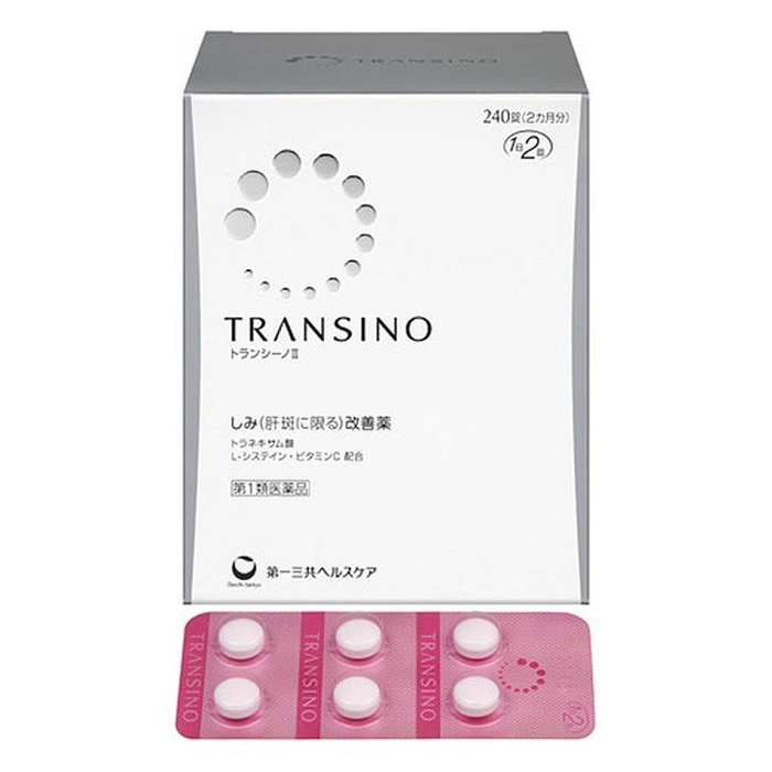 Viên uống trắng da của Nhật - Transino 240 Tablets
