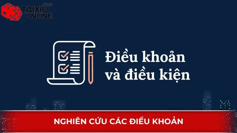 Nghiên cứu kỹ các điều khoản trong Tài Xỉu không cần nạp tiền